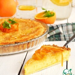 Пирог "Ложный апельсиновый чизкейк"