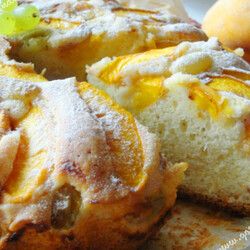 Пирог с персиками | Готовьте с нами