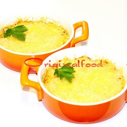 Жюльен с курицей и грибами