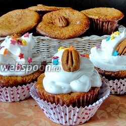 Кексы с орехами пекан