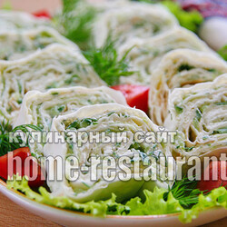 Лаваш с начинкой «Диетическая»: с брынзой и огурцом - Домашний Ресторан