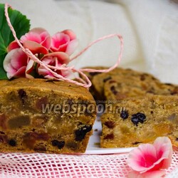 Кекс к Рождеству с цукатами и сухофруктами