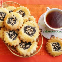 Печенье "Подсолнух" / Десерт / Рецепты / Шеф-повар – простые и вкусные кулинарные рецепты, фото-рецепты, видео-рецепты