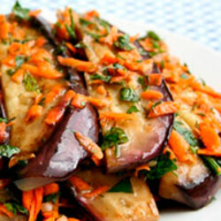 Язычки из баклажанов с помидорами и чесноком - язык можно с ними проглотить