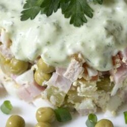 Заливное оливье