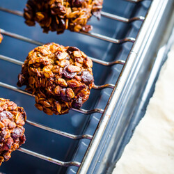 Овсяное банановое печенье без муки и сахара - рецепт с фото - FoodForLife