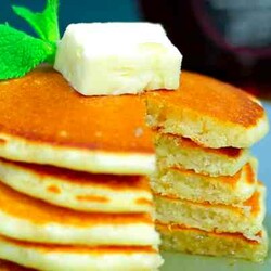 Американские блинчики (панкейки) - рецепт панкейков на молоке