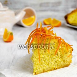 Апельсиновый кекс в карамели с цукатами