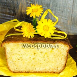 Творожный кекс с лимоном