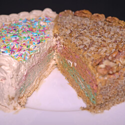 Вафельный торт без выпечки два в одном