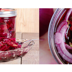 Рецепт очень вкусной заготовки: маринованная свекла с луком съедается сразу