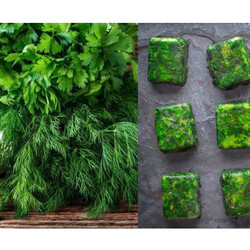 Заморозка зелени порционными кубиками: полезные советы и рецепты миксов