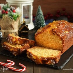 Апельсиновый кекс. Ингредиенты: сливочное масло, сахар тростниковый, яйца куриные