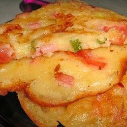 Оладьи-пиццы