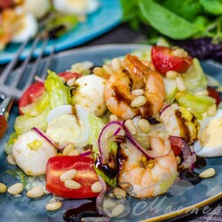 Салат с креветками - пошаговый рецепт MasterChef KZ