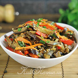 Баклажаны по-корейски рецепт - Кулинарния