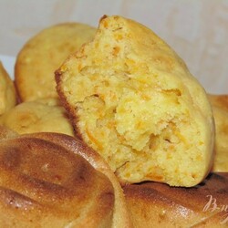 Морковные кексы с лимонной цедрой - пошаговый рецепт с фото