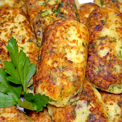 Картофельные котлеты с сыром и зеленью / Завтраки / Рецепты / Шеф-повар – простые и вкусные кулинарные рецепты, фото-рецепты, видео-рецепты