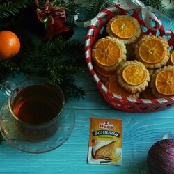 Мандариновое печенье.