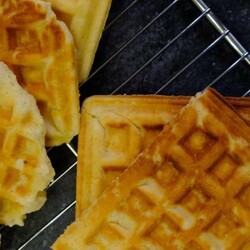 Творожные вафли в вафельнице