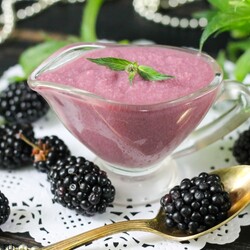 Рецепт ежевичного курда | Меню недели