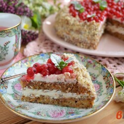 Морковный тортик - пошаговый рецепт с фото