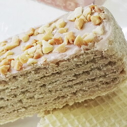 Вафельный торт из коржей - закусочный, с кремом, как сделать