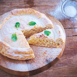 Ароматный пирог с лимоном