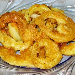 Луковые кольца с сыром рецепт с фото