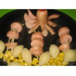 Водоросли из сосисок