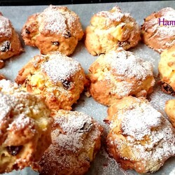 Получилось обалденно, даже у моей младшей дочки. Печенье с яблоками!