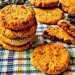 Морковное печенье с бананом и грецкими орехами