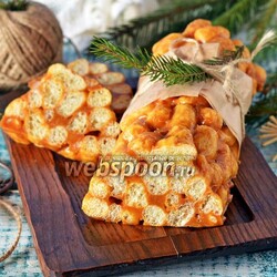 Сладкая колбаса из кукурузных палочек