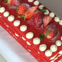 Торт красный бархат простой