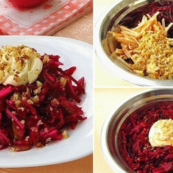 Изумительный свекольный салатик "Пиковая дама"