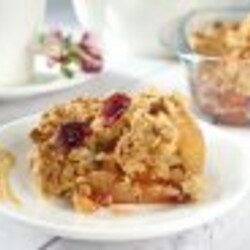 Яблочно-клюквенный крамбл - пошаговый рецепт с фото на Повар.ру