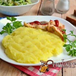 Картофельное пюре с луком и куркумой фото рецепт приготовления