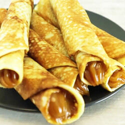 Вафельные трубочки на сковороде: готовим без вафельницы