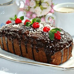 Свекольный кекс с вишней. Ингредиенты: свекла вареная, мука, миндаль жареный