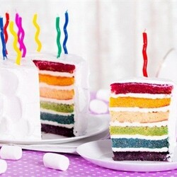 Радужный торт