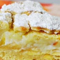 Кремовый пирог с яблоками: Ему нет равных