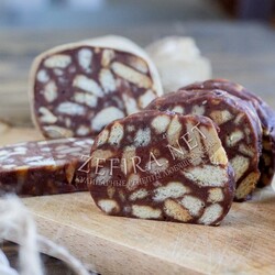 Домашний рецепт шоколадной колбасы из печенья