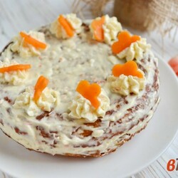 Морковный торт с сардиной и сливочным сыром - пошаговый рецепт с фото