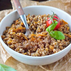 Вкусная гречка с фаршем на сковороде