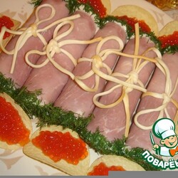 Закуска "Вкусные свитки"