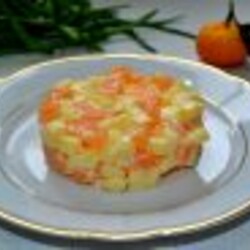 Салат "Мандариновый шок" - пошаговый рецепт с фото на Повар.ру