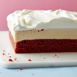 Чизкейк-батончики «Красный бархат»