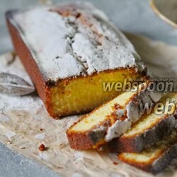 Простой кекс с апельсиновой цедрой