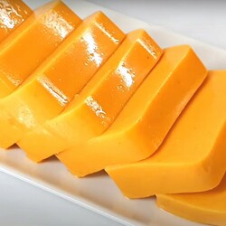 Глянцевый пудинг на молоке: режется ножом! Десерт-открытие этой осени.