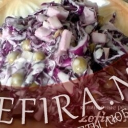 Рецепт салата из красной капусты